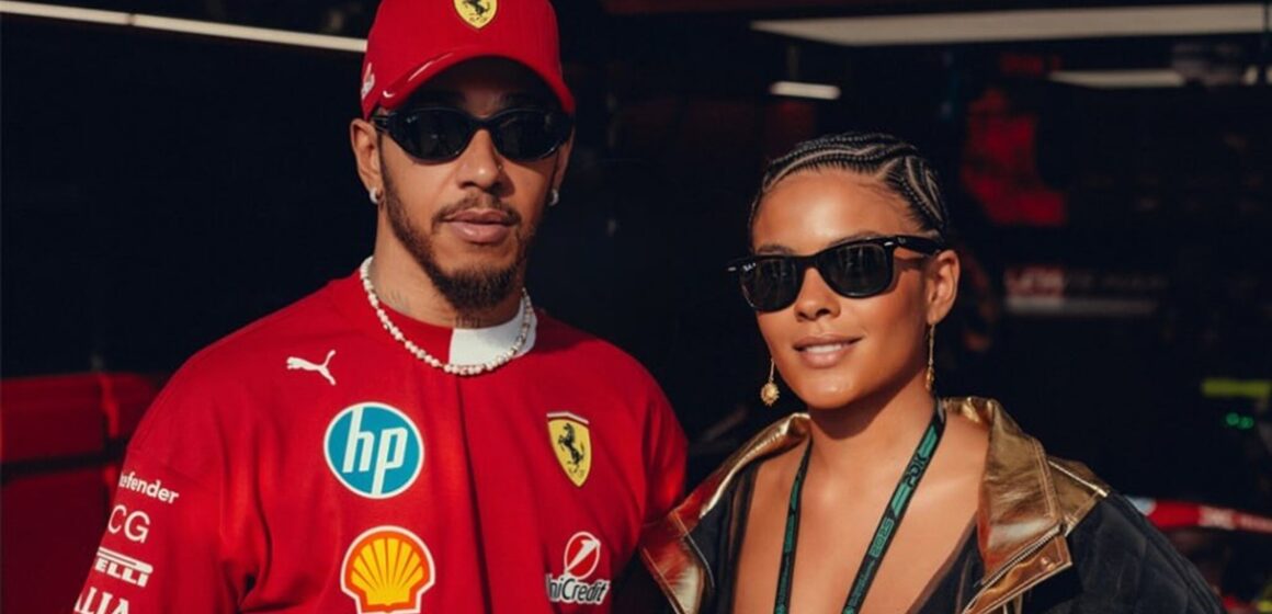 Encontro de Bella Campos com Lewis Hamilton no Qatar rende memes sobre personagem de Vale Tudo