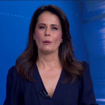 Apresentadora do Jornal da Band se emociona ao vivo ao denunciar violência contra mulheres