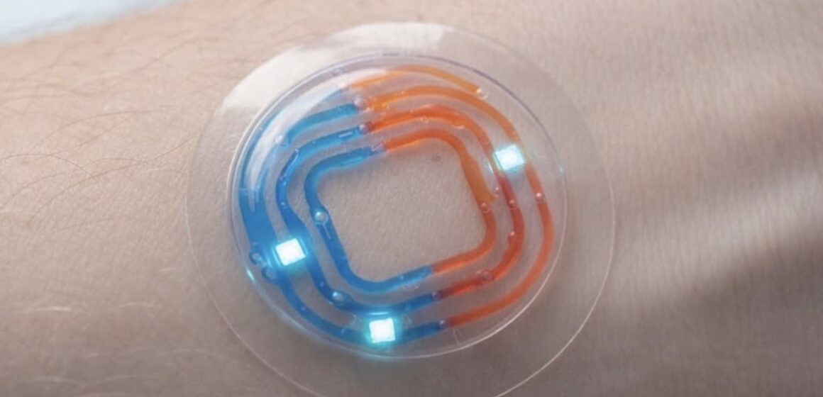 Samsung desenvolve patch de pele que monitora 14 biomarcadores no suor com precisão de exames de sangue