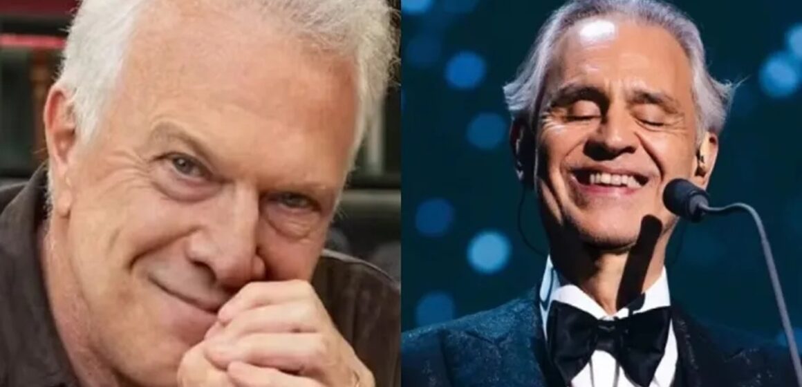Pedro Bial revela que Andrea Bocelli abandonou entrevista após pergunta sobre cegueira