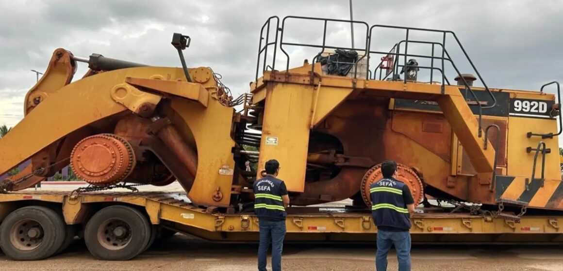 Máquina agrícola de R$ 100 mil é apreendida em fiscalização da Sefa no Pará