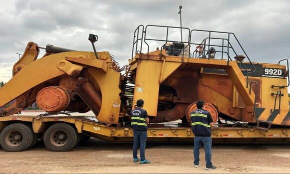20260115144030-GC00073963-F00284511E Máquina agrícola de R$ 100 mil é apreendida em fiscalização da Sefa no Pará