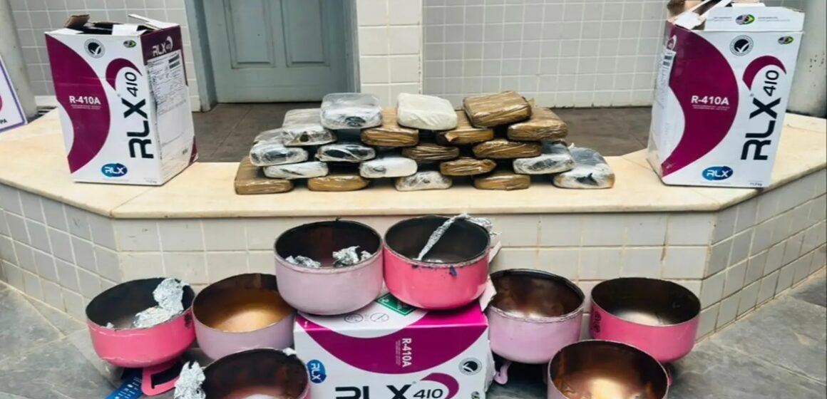 Policiais apreendem 22 quilos de drogas escondidos em cilindros de gás em Santarém