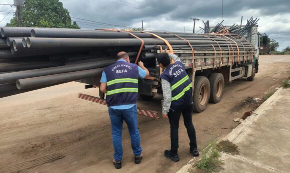 20260125134257-GC00074180-F00285896 Fiscais da Sefa apreendem 45 toneladas de mercadorias irregulares em dois postos do Pará