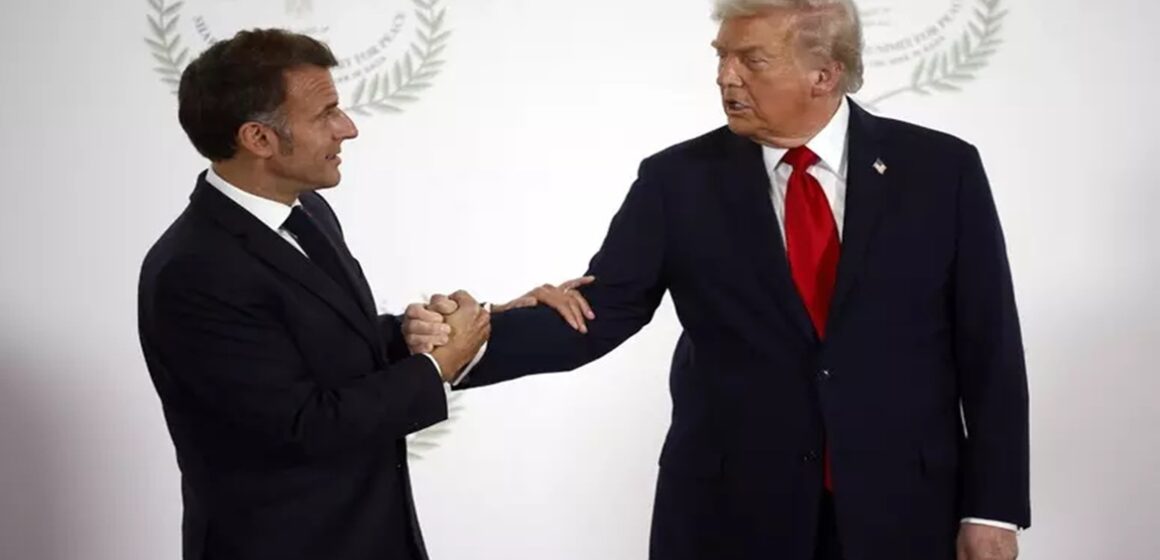 Trump expõe mensagem privada em que Macron questiona sua política na Groenlândia