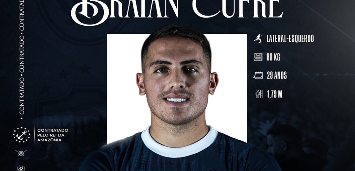 Remo reforça defesa com a contratação do lateral argentino Braian Cufré