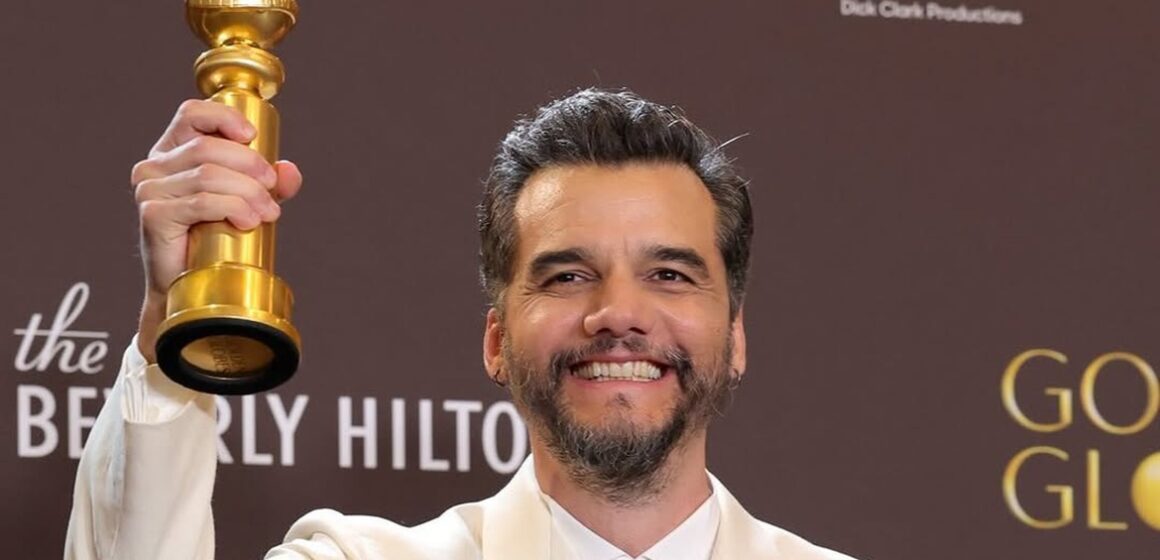 Wagner Moura dedica Globo de Ouro a “valores transmitidos” em momento difícil