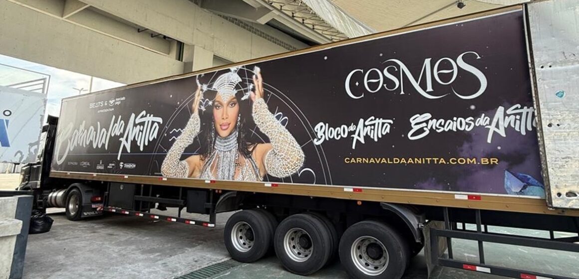 Estrutura da turnê ‘Ensaios da Anitta’ começa a chegar ao Mangueirão em Belém