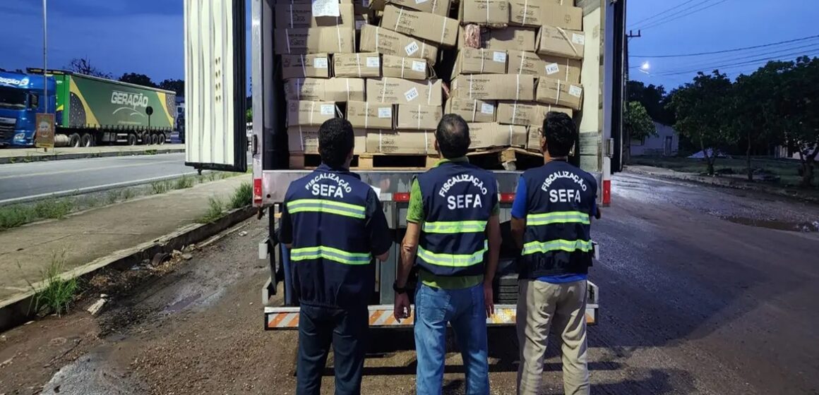 Fiscalização apreende 13 toneladas de carne e torre autoportante em operações no Pará