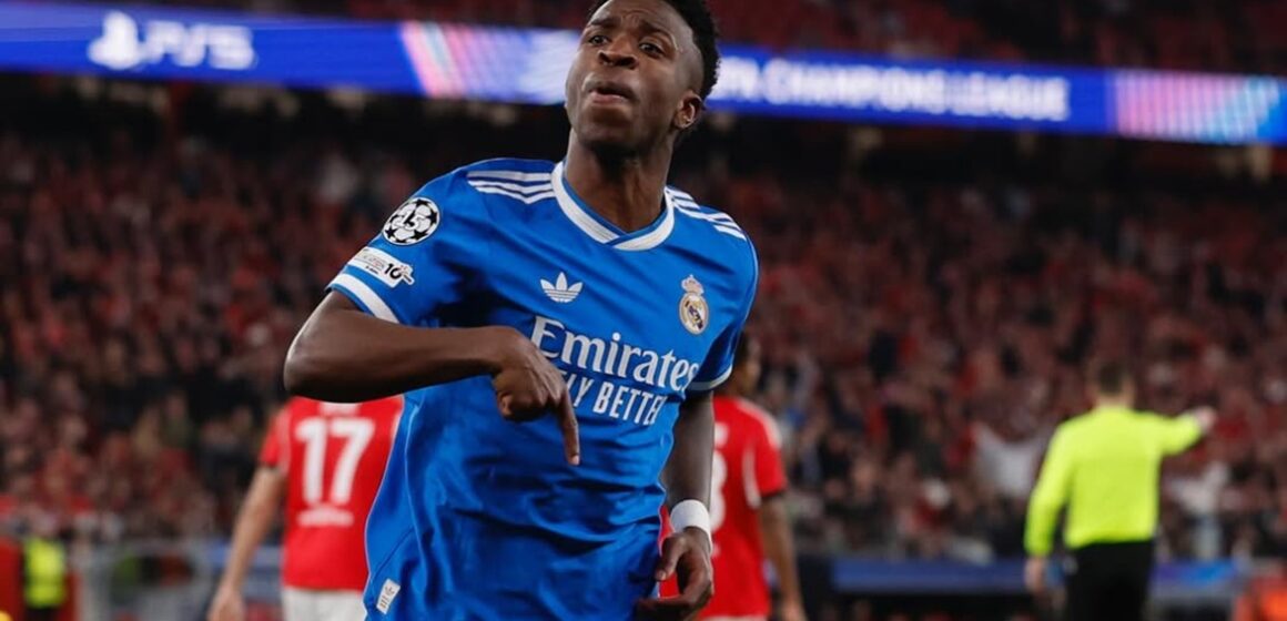 Real Madrid entrega à Uefa provas de racismo contra Vini Jr. em jogo da Champions League