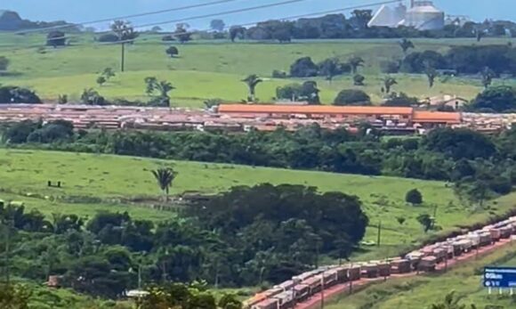 Fila de 25 quilômetros de carretas de soja expõe gargalo logístico no Arco Norte