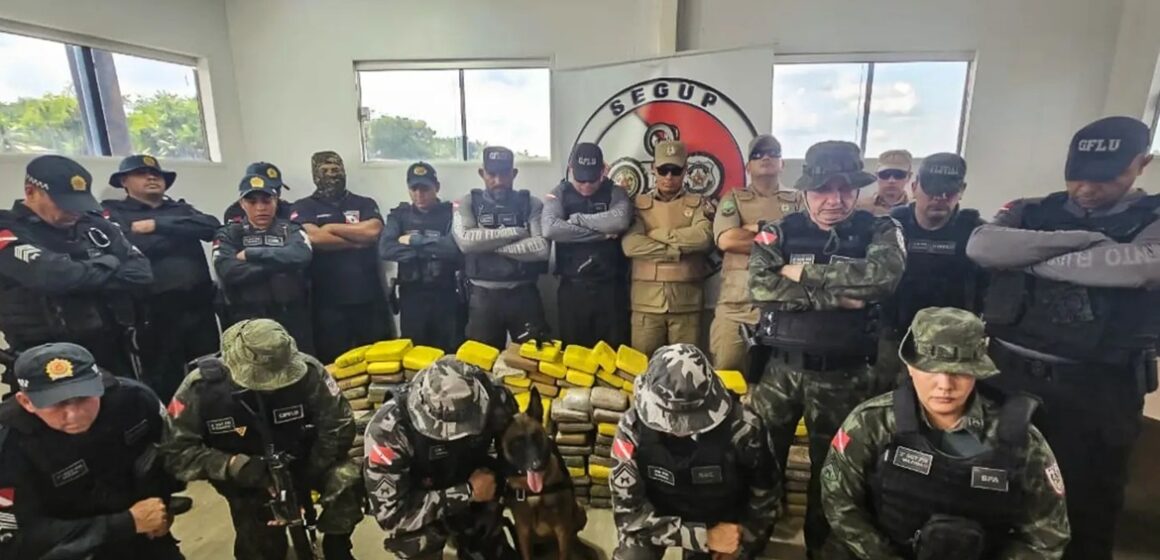Pará bate recorde com apreensão de 16,6 toneladas de drogas em 2025