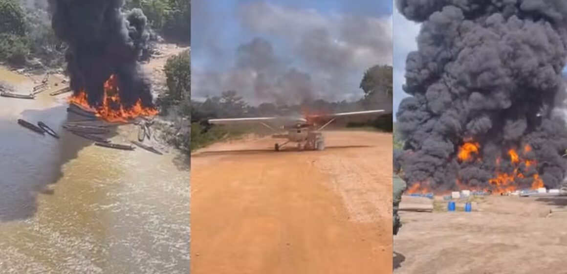 Ibama e PF interceptam avião e multam piloto em R$ 6 milhões por garimpo ilegal na divisa PA-AP