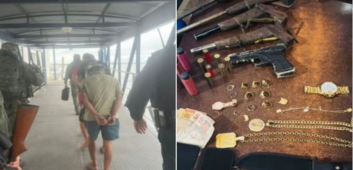 Forças de segurança desarticulam esconderijo de facção criminosa na zona rural de Portel