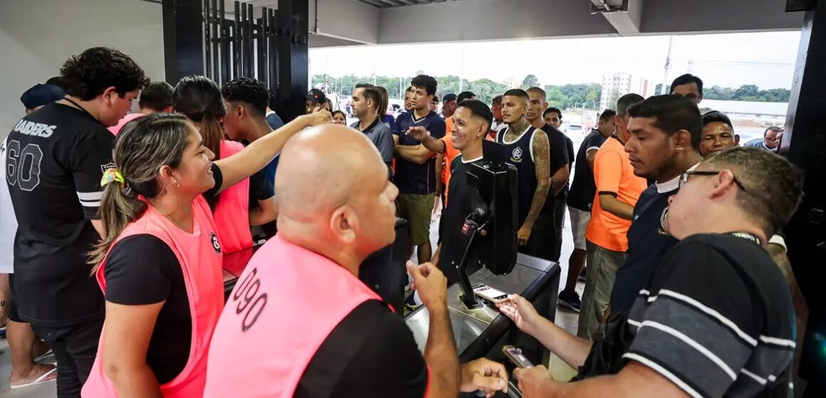 Re-Pa 782 registra 93% de acessos por reconhecimento facial no Mangueirão