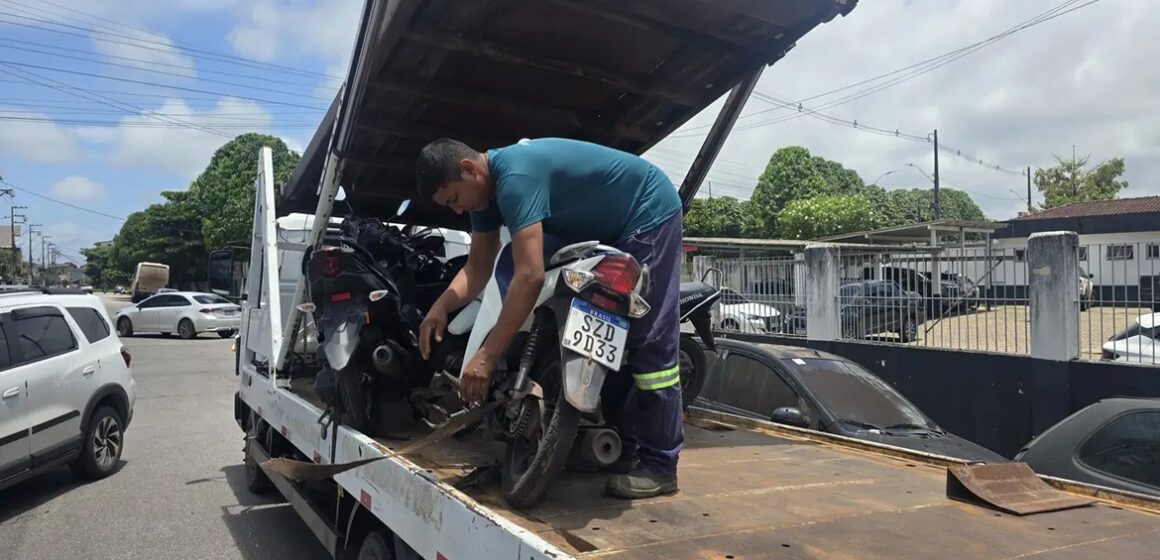 20260304105301-GC00075143-F00291892 Detran recupera duas motocicletas roubadas durante fiscalização em Abaetetuba