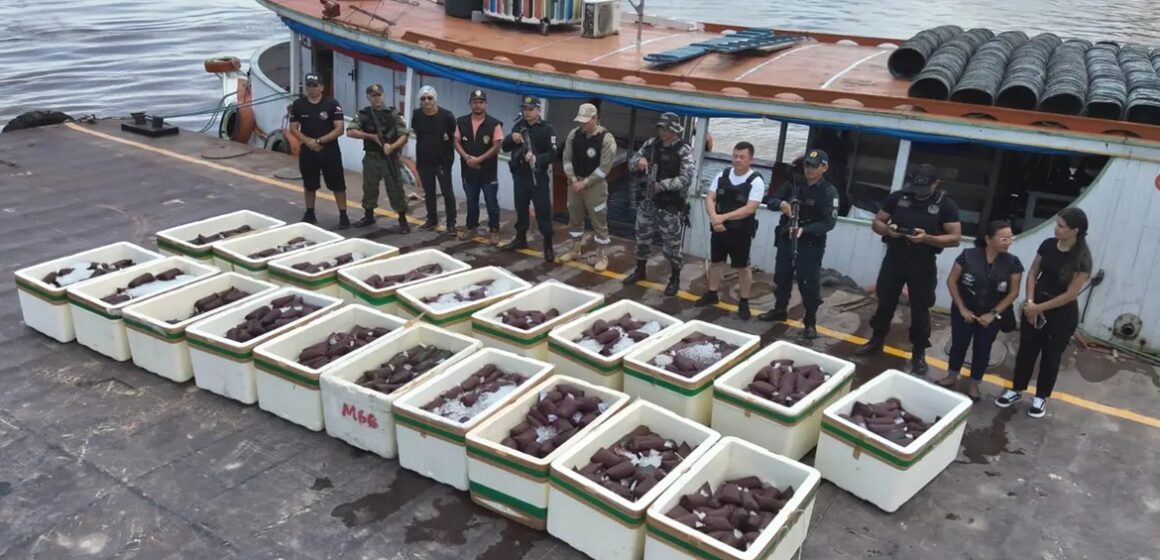Adepará apreende 2 mil litros de polpa de açaí sem procedência em fiscalização no Baixo Amazonas