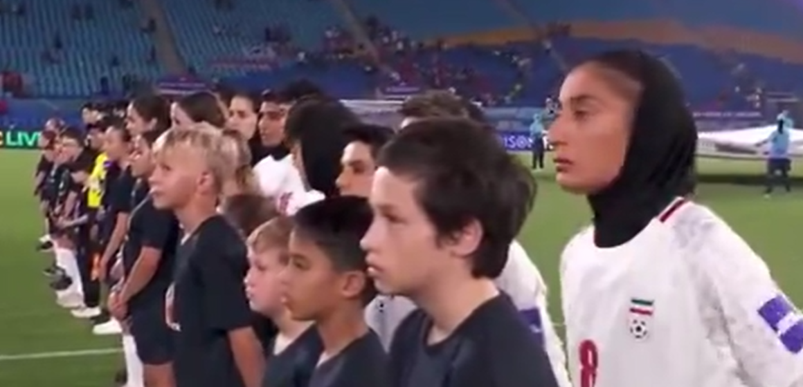 Captura de tela 2026-03-04 105259 Seleção feminina do Irã protesta contra regime e se recusa a cantar hino em jogo da Copa da Ásia
