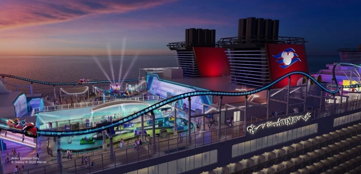 Disney leva experiência para o oceano com lançamento de seu maior navio de cruzeiro
