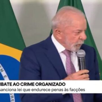 Lula sanciona Lei Antifacção com medidas de asfixia financeira a organizações criminosas