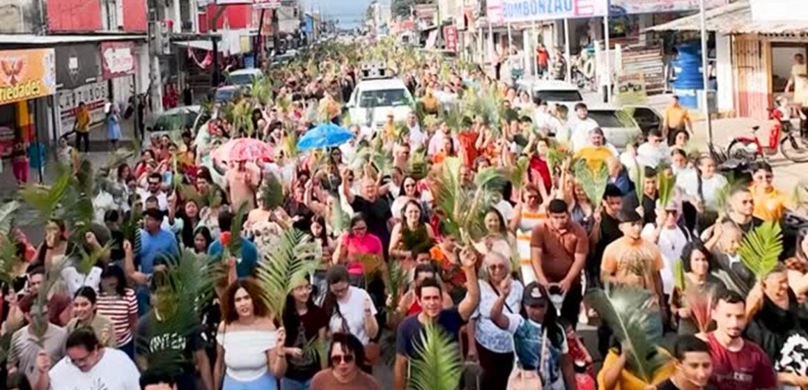 Domingo de Ramos reúne milhares de fiéis e marca início da Semana Santa em Castanhal
