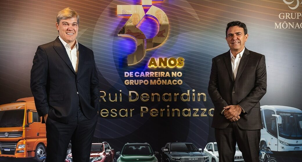 Grupo Mônaco celebra 35 anos de trajetória de presidentes Rui Denardin e Cesar Perinazzo