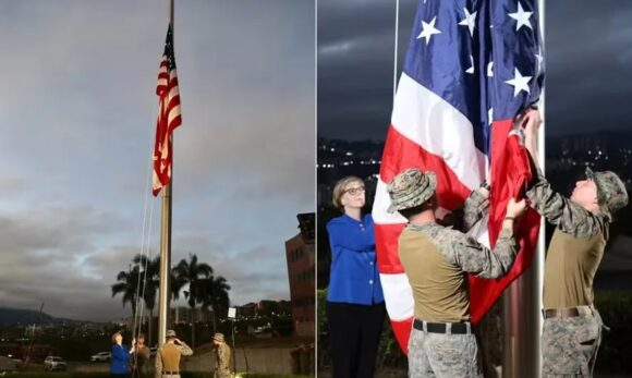Estados Unidos hasteiam bandeira na embaixada em Caracas e marcam nova era nas relações com a Venezuela