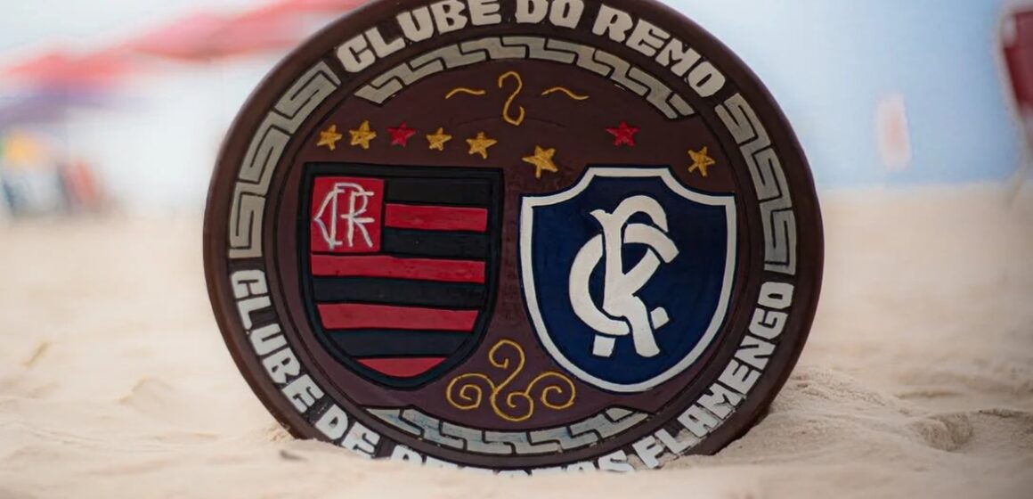Remo e Flamengo usam arte marajoara em ação conjunta nas redes antes de duelo no Maracanã