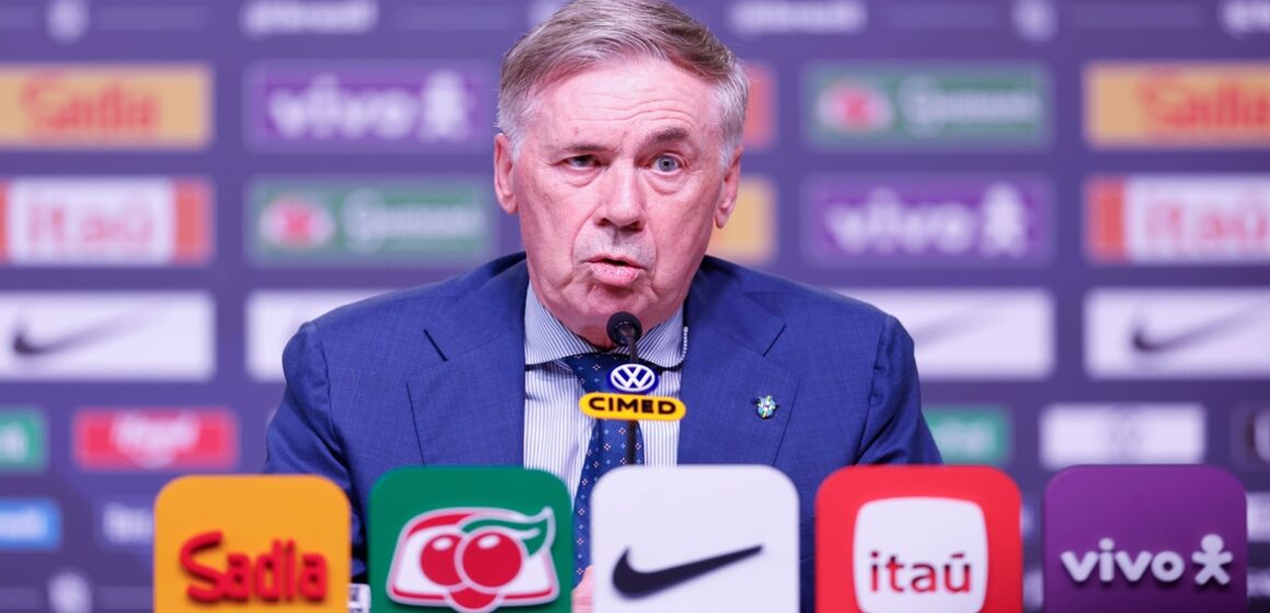 Ancelotti divulga convocação da Seleção com novidades e explica ausência de Neymar