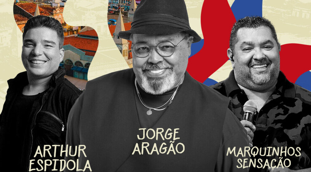 Feijoada de Jorge chega a Belém com show de Jorge Aragão, Marquinhos Sensação e Arthur Espíndola