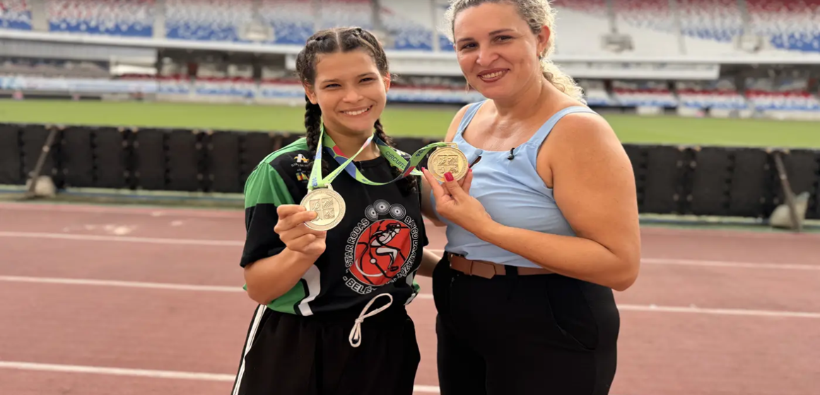 Paratleta paraense Emanuelly Braga bate recorde brasileiro e agradece apoio do Governo do Pará: “Fruto de muito treino e dedicação”