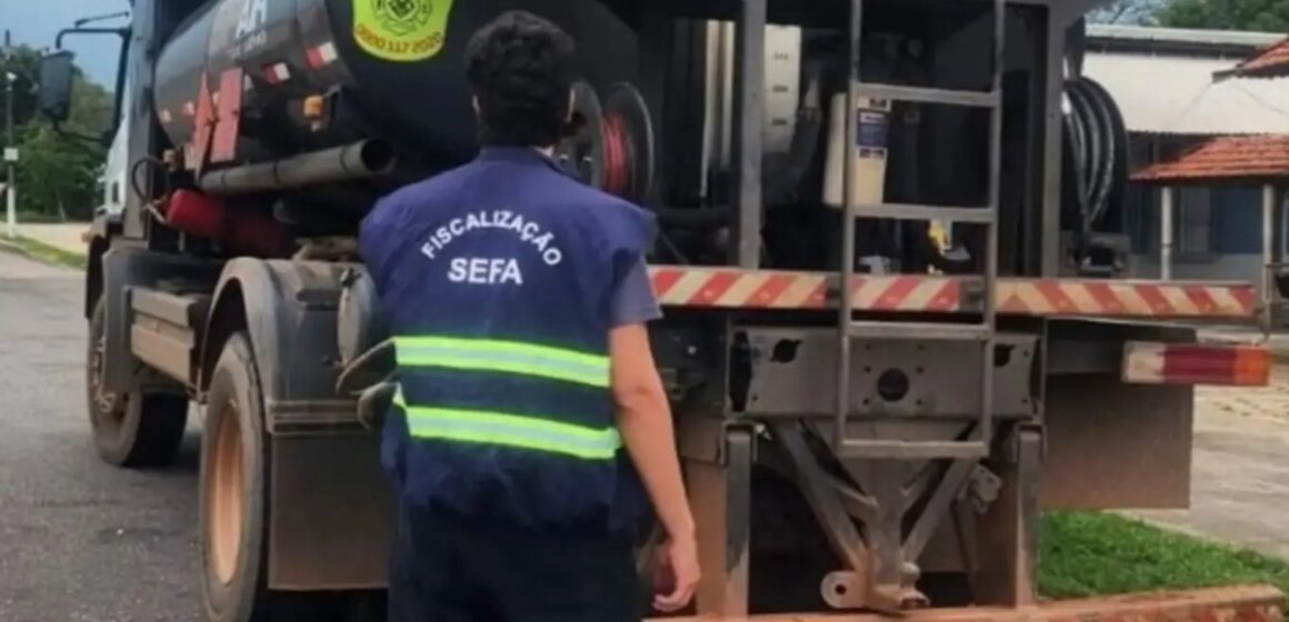 Sefa apreende 10 mil litros de gasolina de aviação sem destinação fiscal no Pará