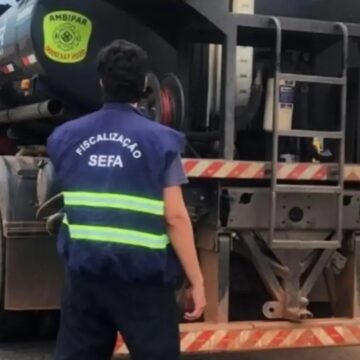 Sefa apreende 10 mil litros de gasolina de aviação sem destinação fiscal no Pará