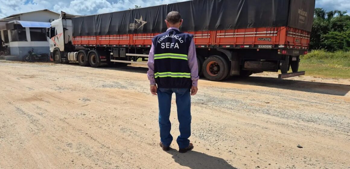 Sefa apreende 58 toneladas entre produtos de borracha e telhas em fiscalizações no Pará
