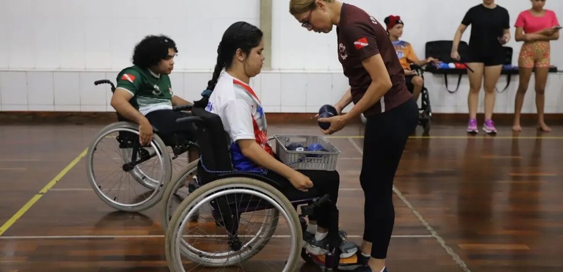 Atletas paraenses competem em casa no Regional Norte de Bocha Paralímpica