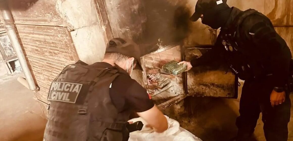 Forças de segurança incineram cerca de 700 kg de drogas no oeste do Pará