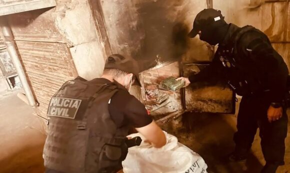 Forças de segurança incineram cerca de 700 kg de drogas no oeste do Pará