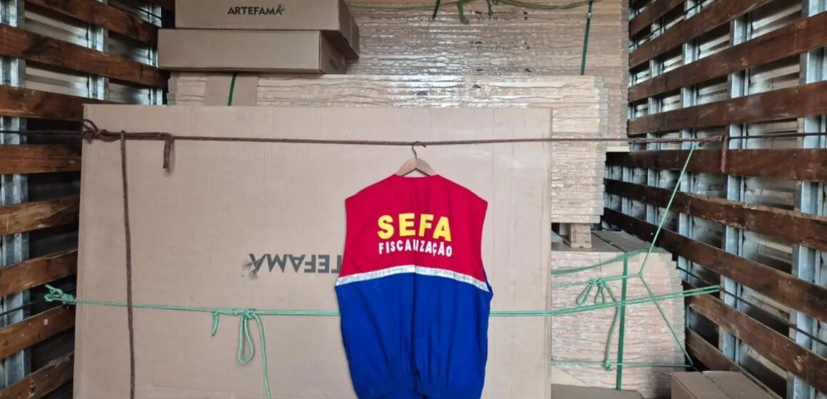 Sefa apreende 373 portas de madeira por irregularidades fiscais no sudeste do Pará
