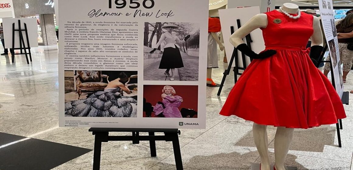 Exposição “Moda Mulher: corpo e memória” no Bosque Grão Pará celebra evolução da moda e a emancipação feminina