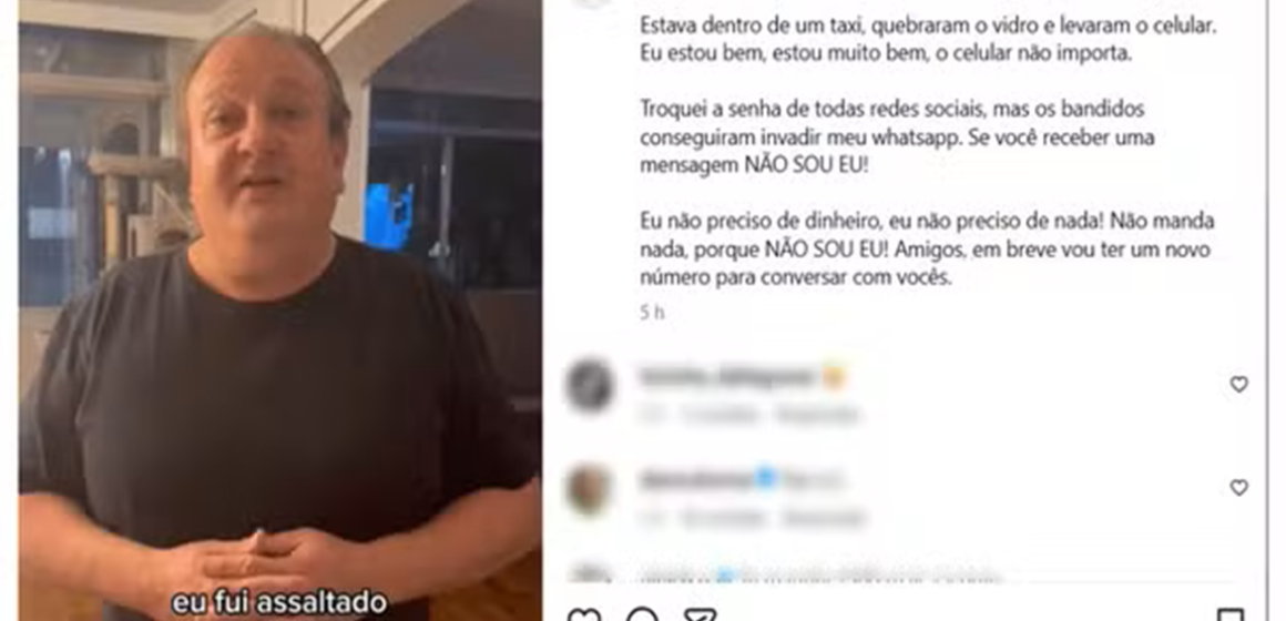 Chef Erick Jacquin tem celular roubado por “gangue do quebra-vidro” dentro de táxi: “Isso faz parte do Brasil”