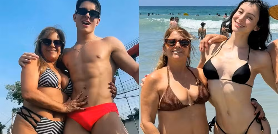 1f2v1 Bella Longuinho homenageia mãe Jurema com fotos de antes e depois da transição: “Obrigada por nunca soltar a minha mão”
