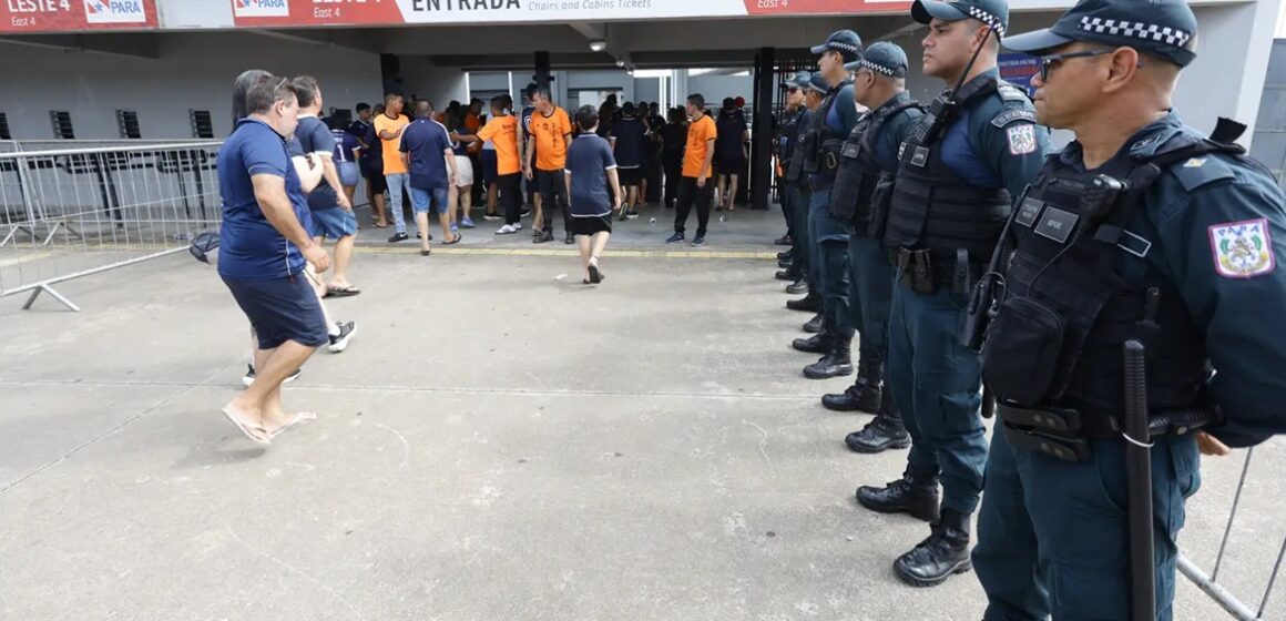 Segup mobiliza mais de 13 mil agentes para Remo e Palmeiras no Mangueirão