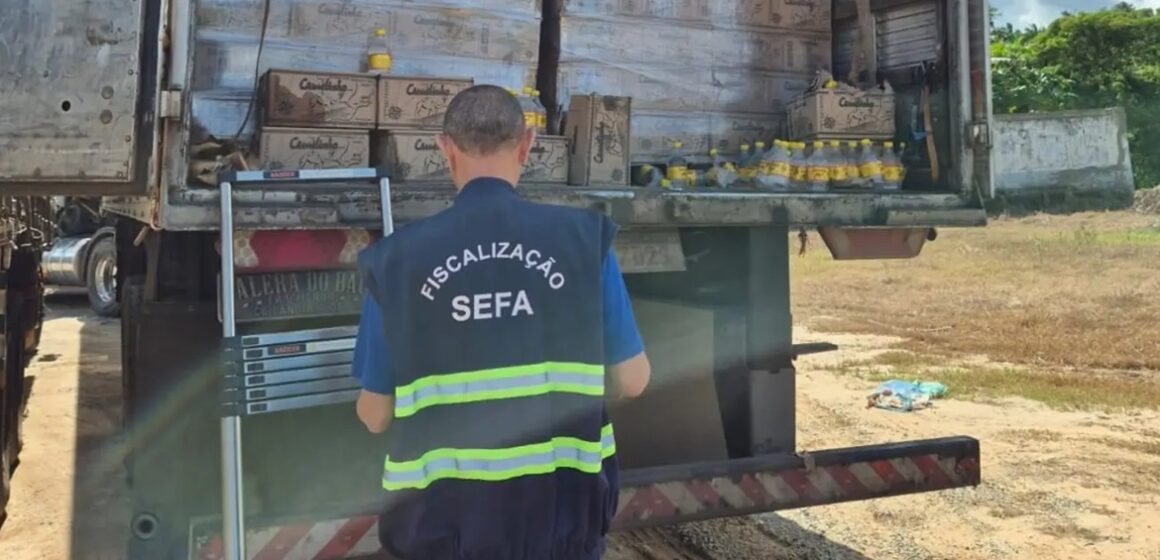 Sefa apreende 5 mil garrafas de cachaça no sudeste do Pará