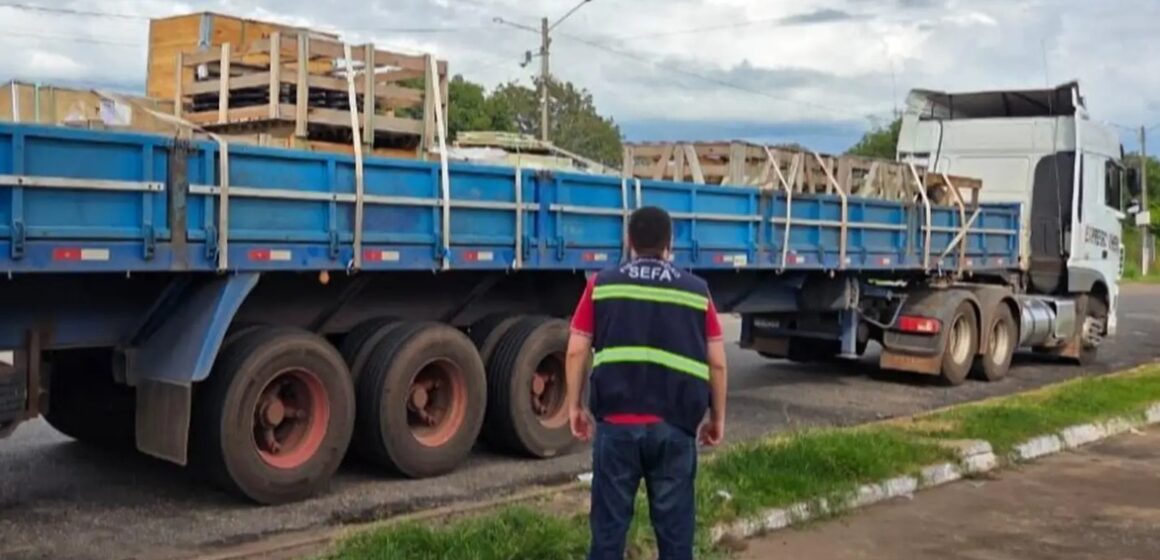 Sefa apreende cargas irregulares de mineração e pescado no Pará