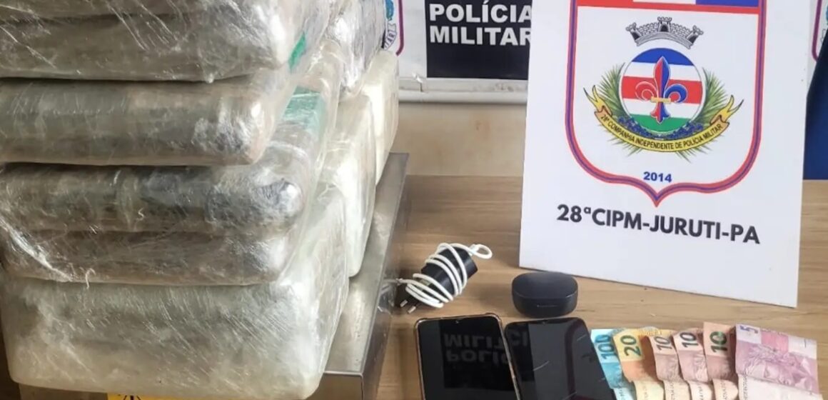 Polícia Militar apreende quase 20 quilos de drogas em Juruti