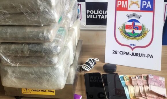 Polícia Militar apreende quase 20 quilos de drogas em Juruti