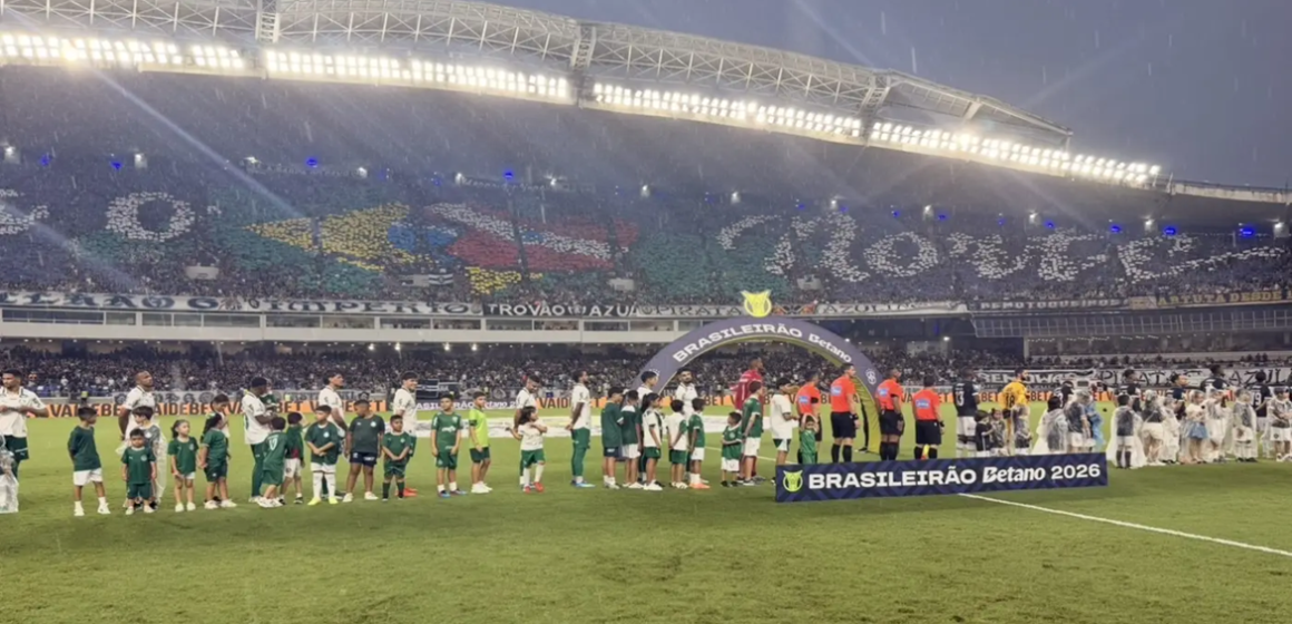 Drenagem eficiente e esquema de segurança garantem jogo entre Remo e Palmeiras no Mangueirão após forte chuva em Belém