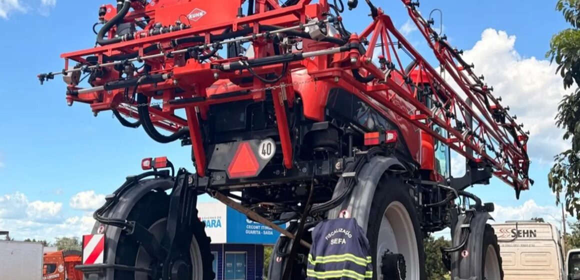 Sefa apreende máquina agrícola avaliada em quase R$ 1 milhão em Dom Eliseu