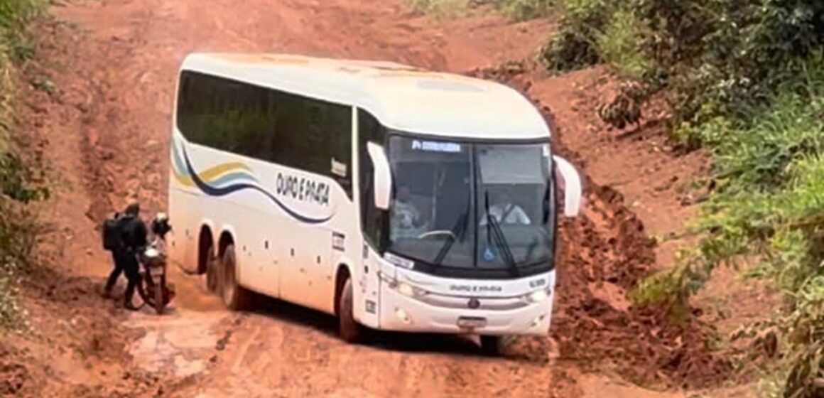 Imagens expõem precariedade da Transamazônica durante período chuvoso