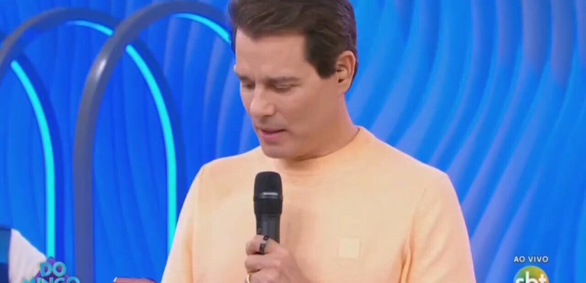 Celso Portiolli compartilha último áudio de Silvio Santos em homenagem no SBT